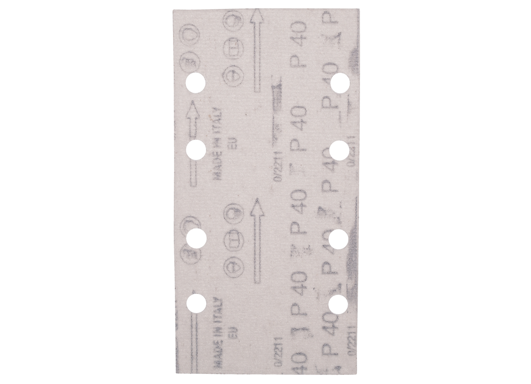 MAKITA FEUILLE DE PONCAGE FSC VELCRO E-19629 K40 93mmx185mm 10PCS