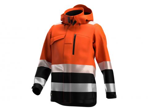 SAFETY JOGGER SCUTI HIGH VISIBILITY WINTERJAS HEREN ORANJE/ZWART XXL