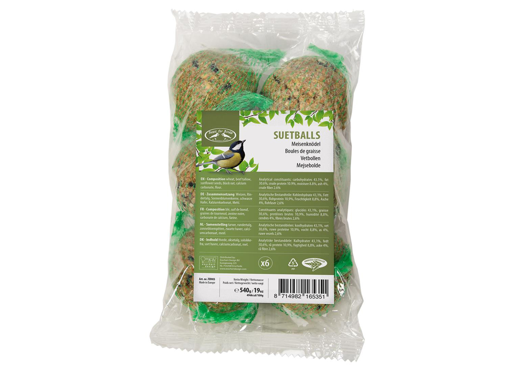 BOULES DE GRAISSE 6 PIECES