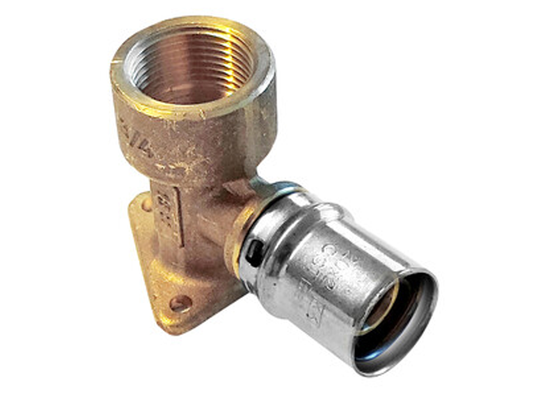VMGO ENKELE MUURPLAAT 1/2F X Ø16/2MM