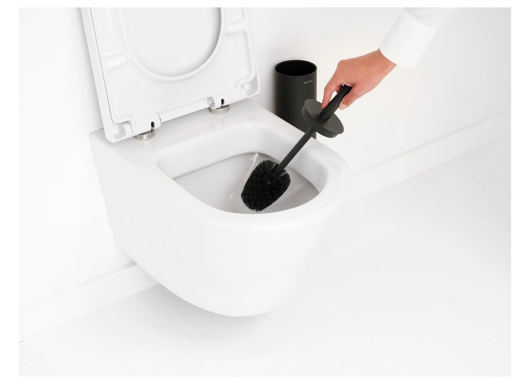 BRABANTIA MINDSET TOILETBORSTEL MET HOUDER MINERAL INFINITE GREY