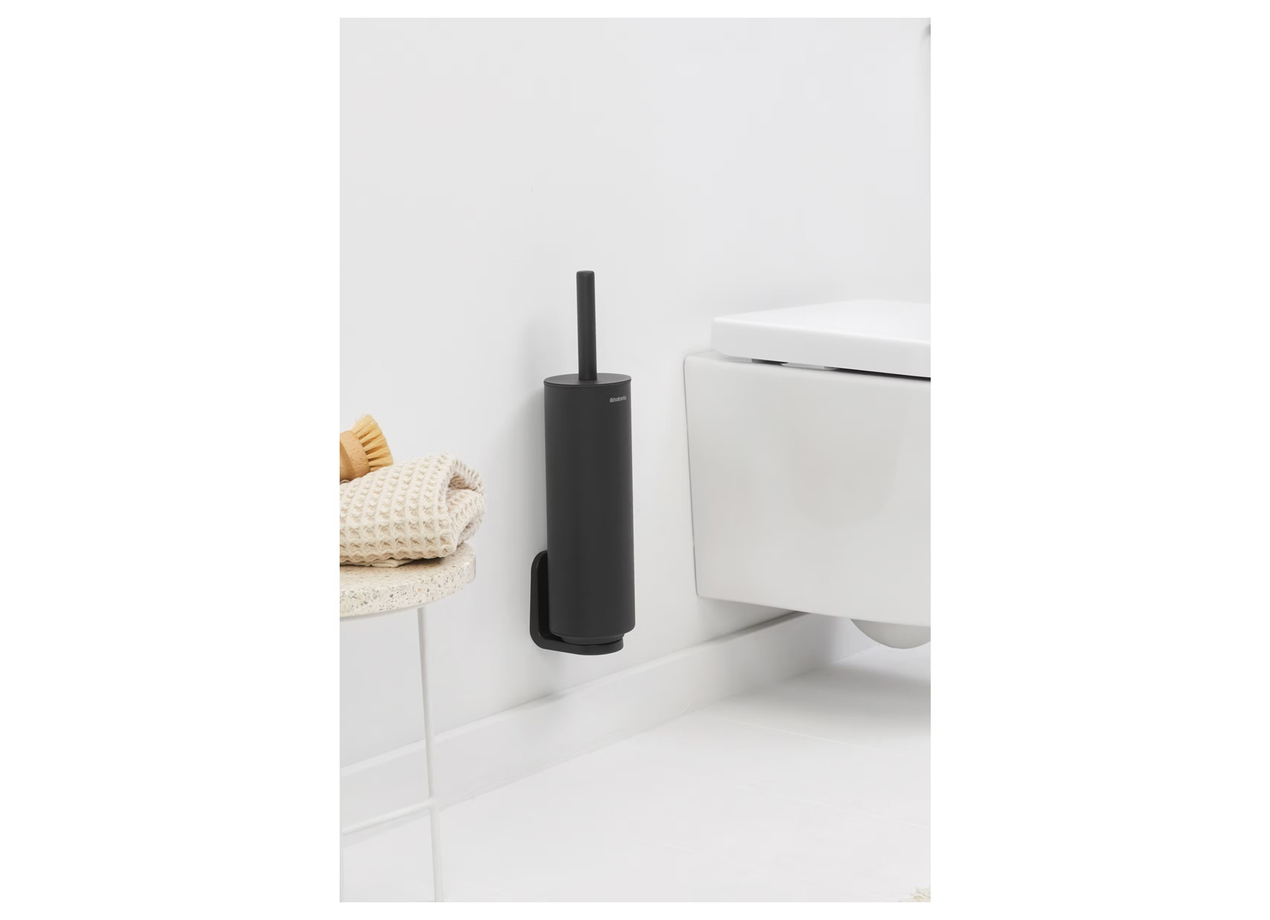 BRABANTIA MINDSET TOILETBORSTEL MET HOUDER MINERAL INFINITE GREY