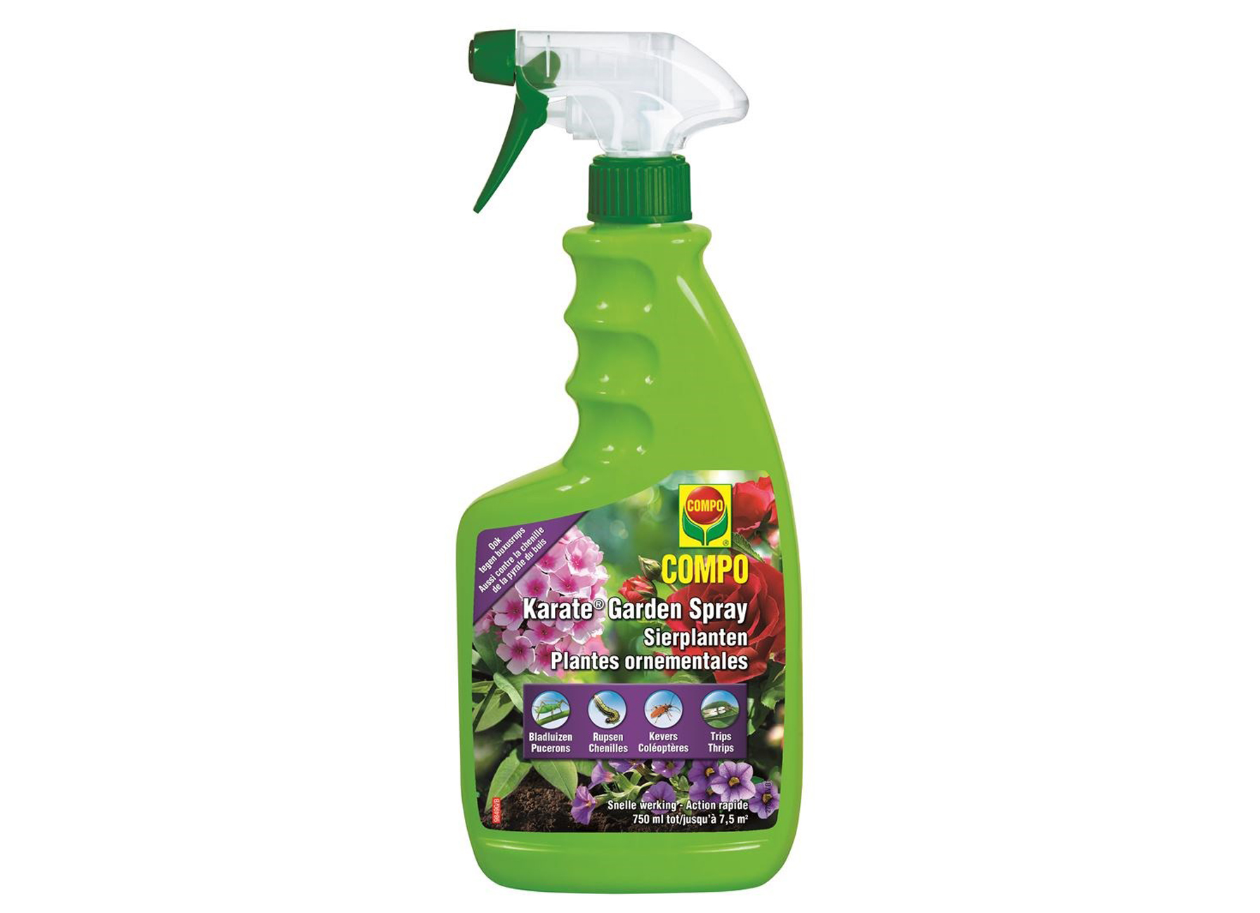 COMPO KARATE GARDEN PLANTES ORNEMENTALES SPRAY 750 ML