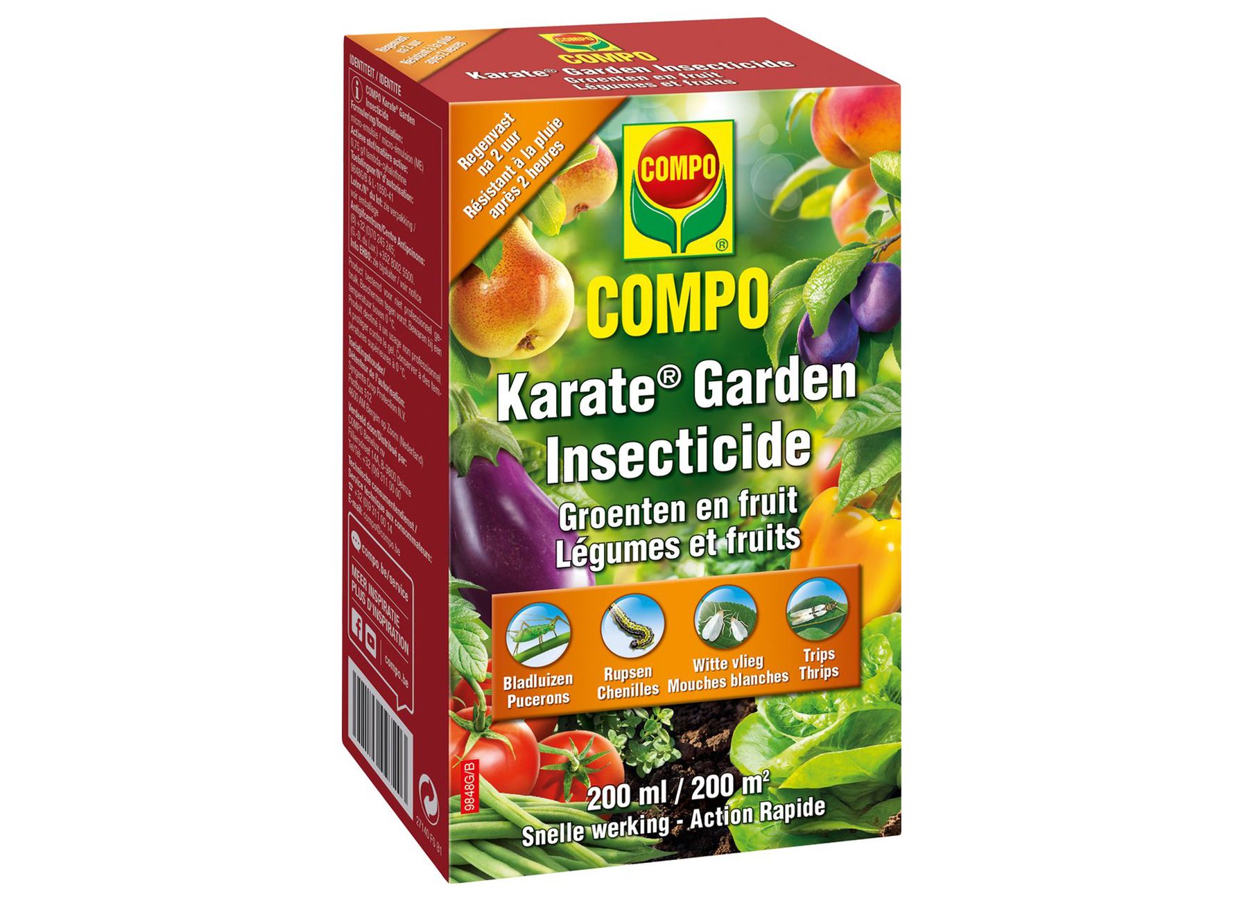 COMPO KARATE GARDEN LEGUMES & FRUITS CONCENTRE 200ML