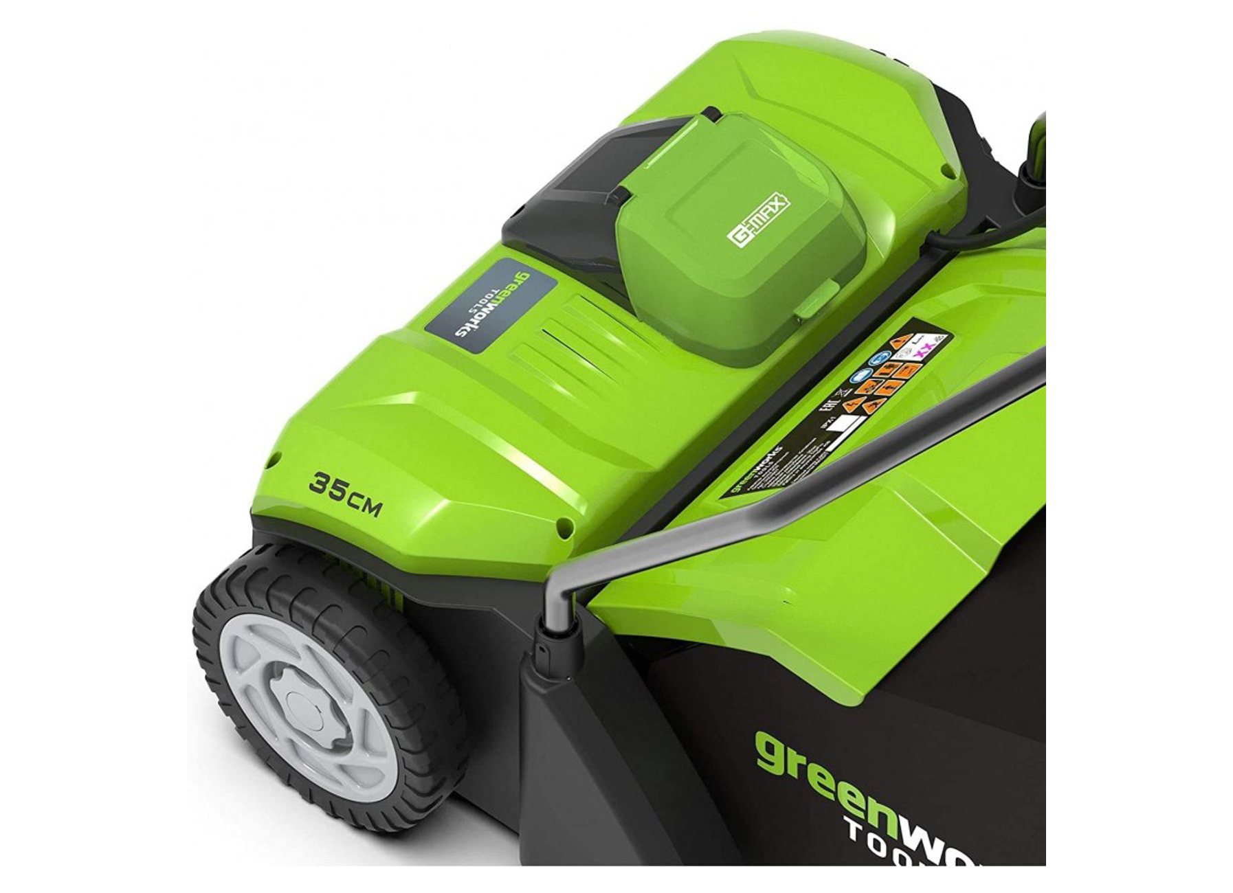 GREENWORKS VERTICUTEERDER OP ACCU G40DT35 40V 35CM SOLO