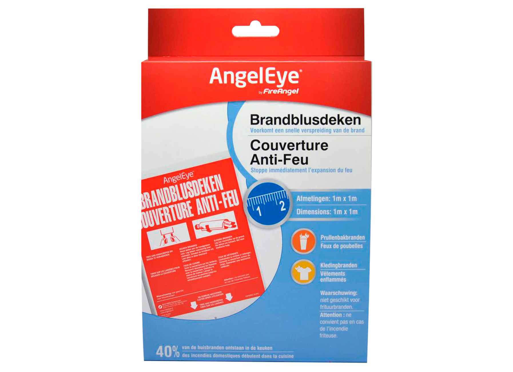 ANGELEYE COUVERTURE ANTI-FEU 1X1M