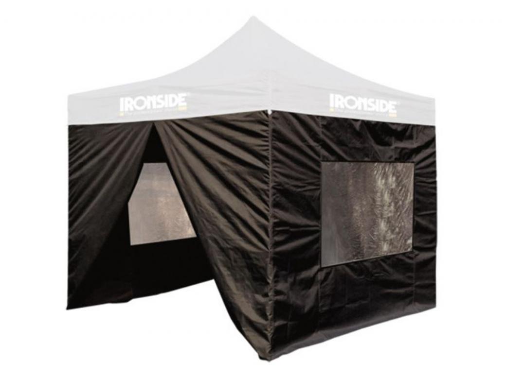 IRONSIDE PAROIS NOIRES POUR TENTE DE CHANTIER OUVERTE