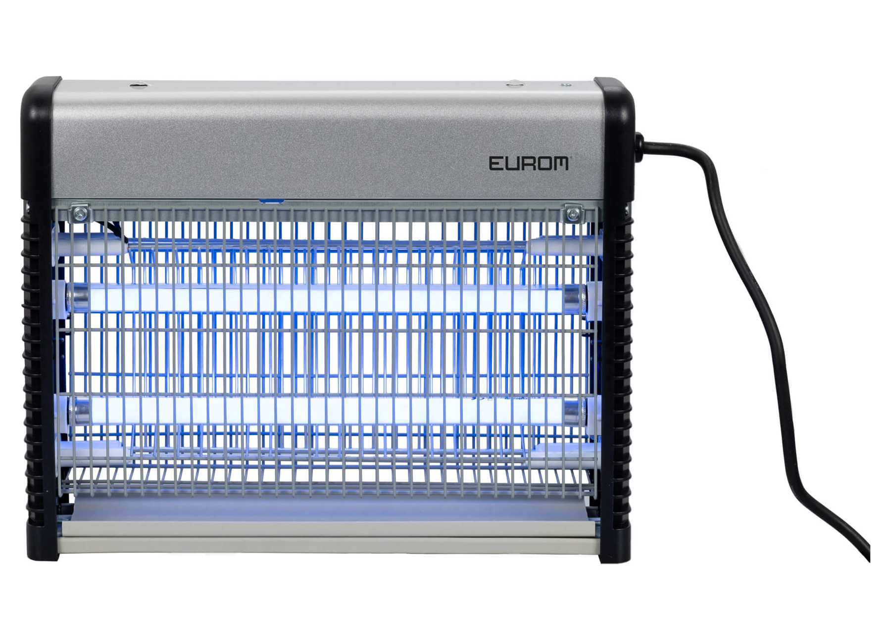 EUROM INSECTICIDE ELECTRIQUE 2X4,5W LED 50M² FLY AWAY METAL 16 LED