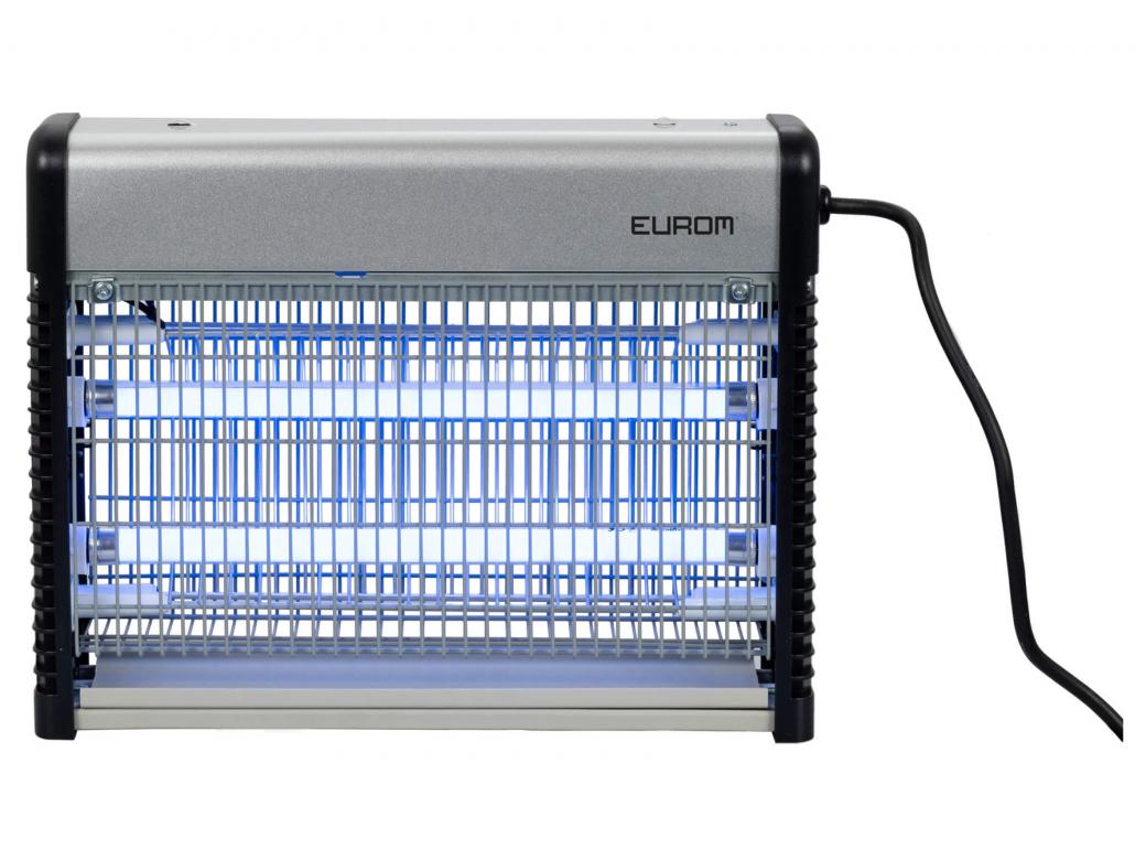 EUROM INSECTICIDE ELECTRIQUE 2X4,5W LED 50M² FLY AWAY METAL 16 LED