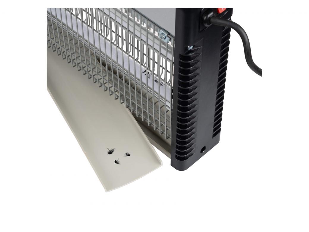 EUROM INSECTICIDE ELECTRIQUE 2X4,5W LED 50M² FLY AWAY METAL 16 LED
