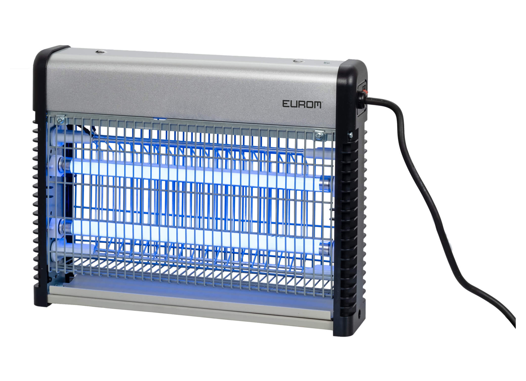 EUROM INSECTICIDE ELECTRIQUE 2X4,5W LED 50M² FLY AWAY METAL 16 LED