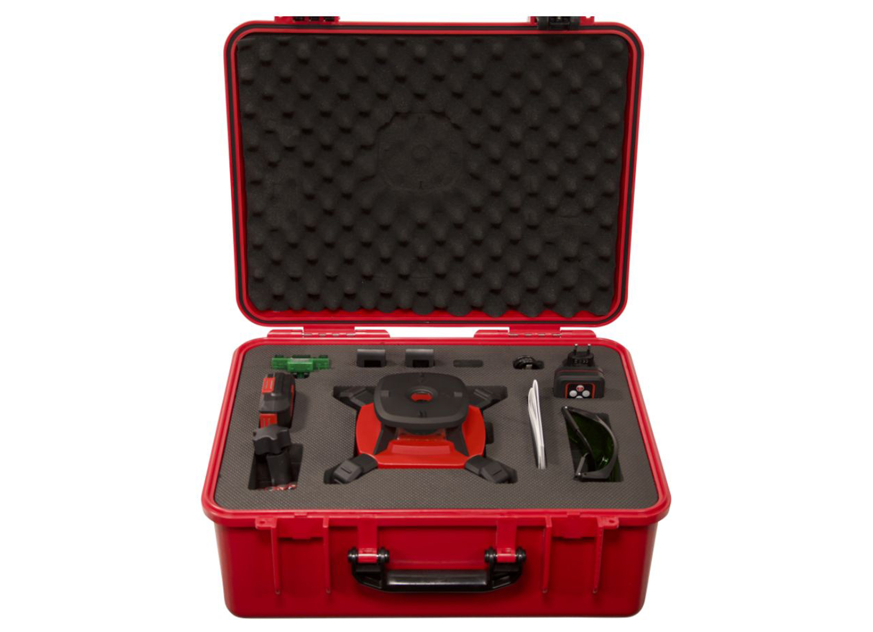FUTECH PARA DS GROEN ROTATIELASER + ONTVANGER QAUTTRO MM