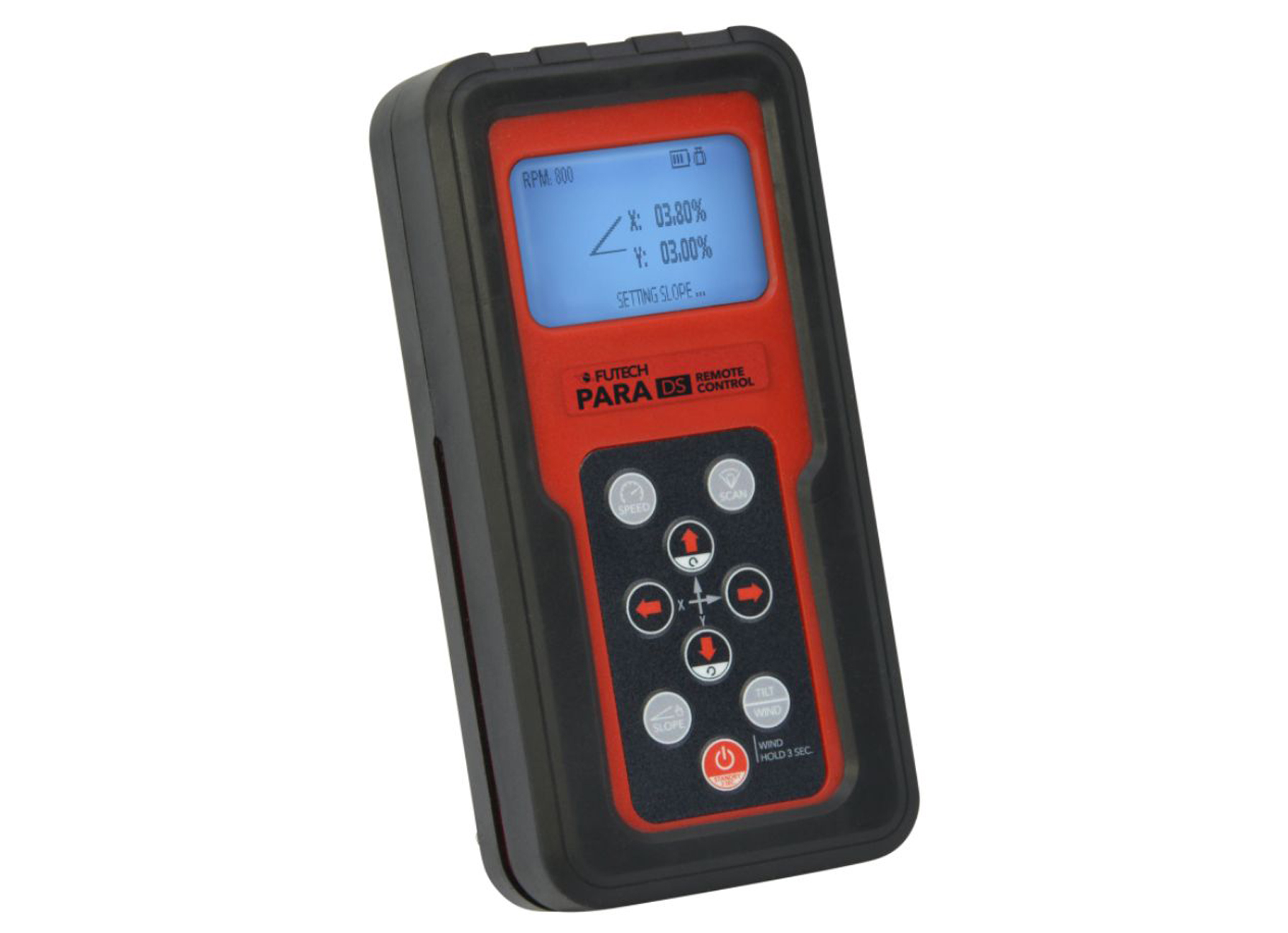 FUTECH PARA DS GROEN ROTATIELASER + ONTVANGER QAUTTRO MM