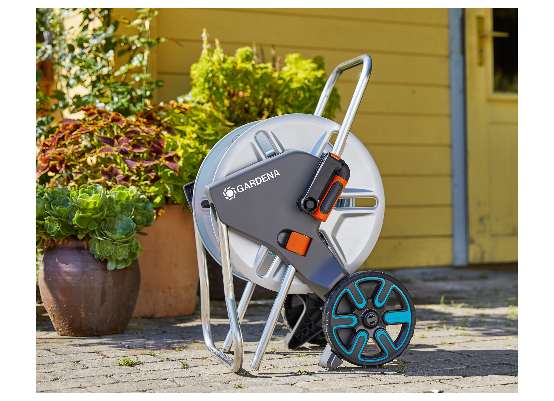 GARDENA SLANGENWAGEN CLEVERROLL M METAL EASY SET