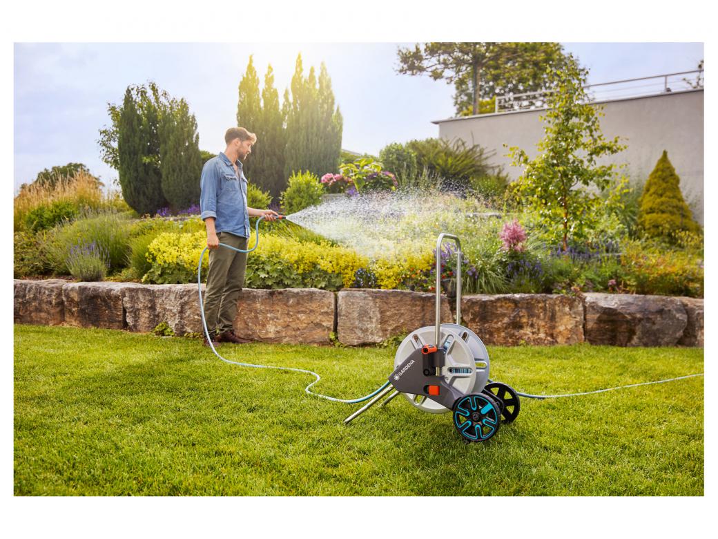 GARDENA SLANGENWAGEN CLEVERROLL M METAL EASY SET