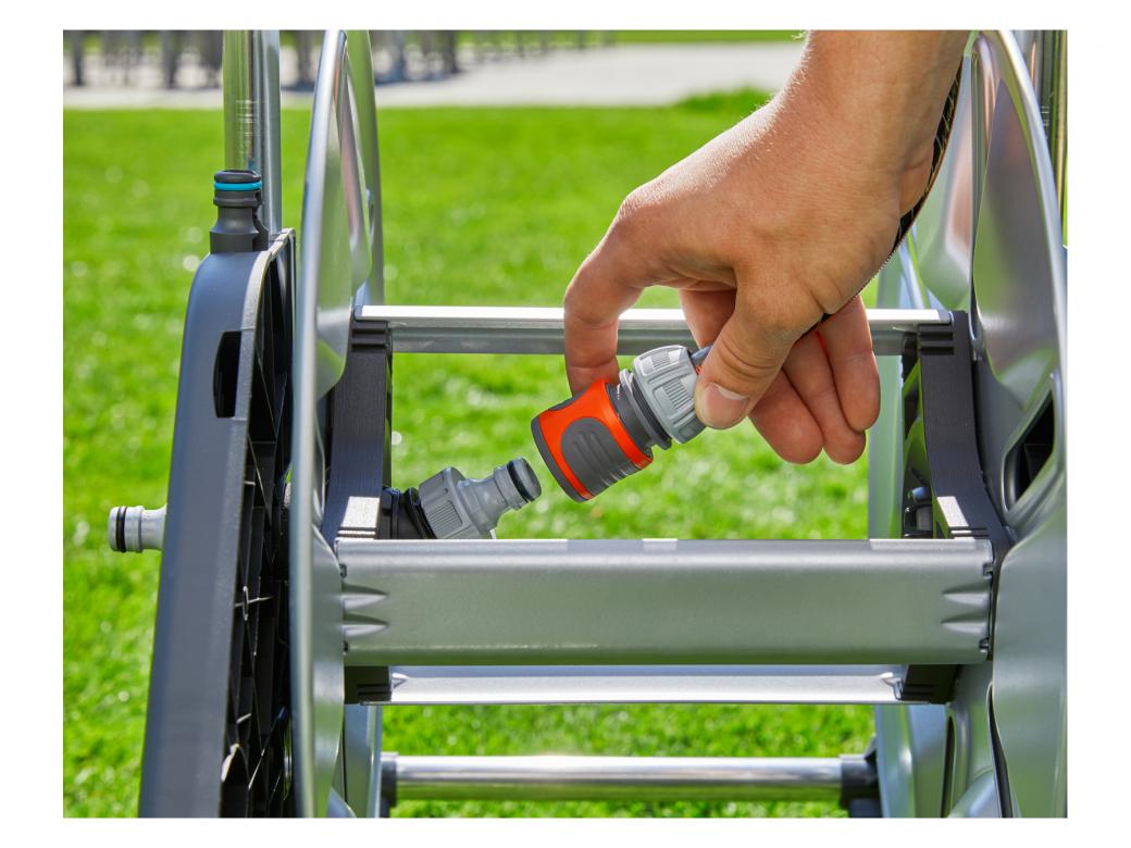 GARDENA SLANGENWAGEN CLEVERROLL M METAL EASY SET