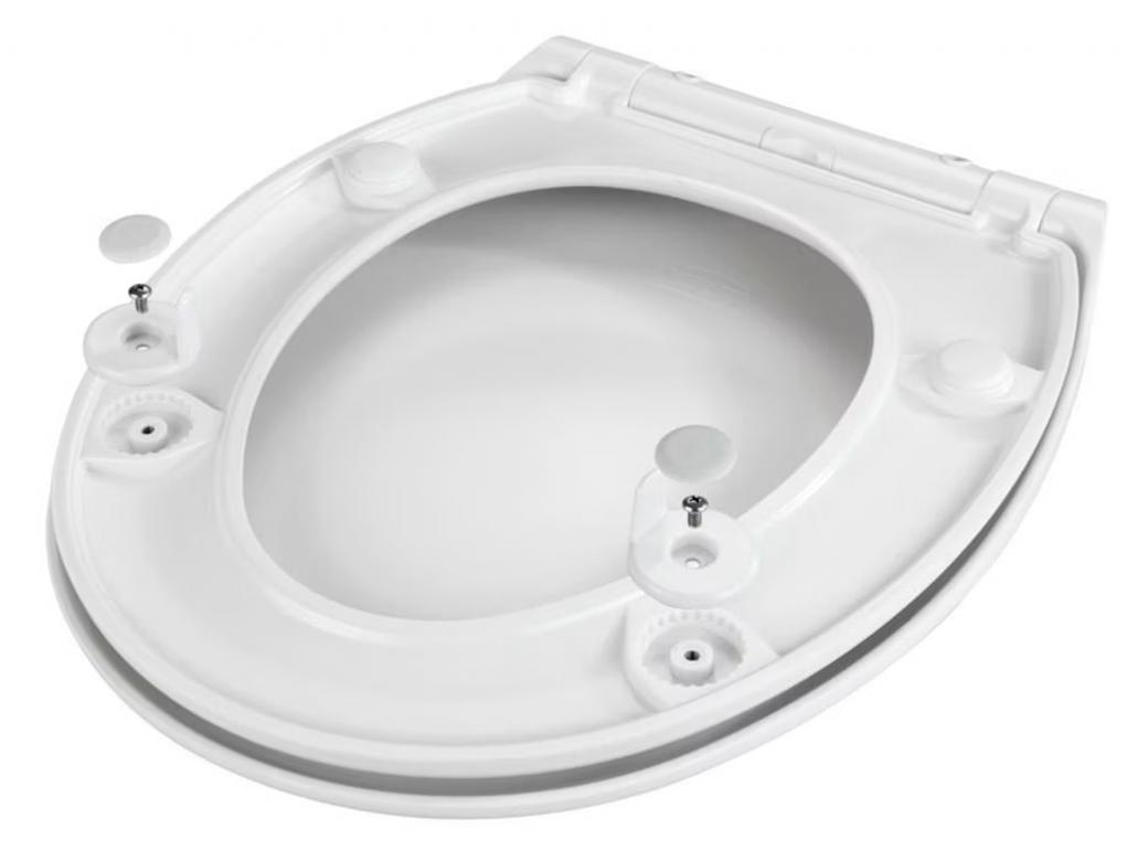 WENKO TOILETZITTING GUBBIO EASY-CLOSE DUROPLAST WIT