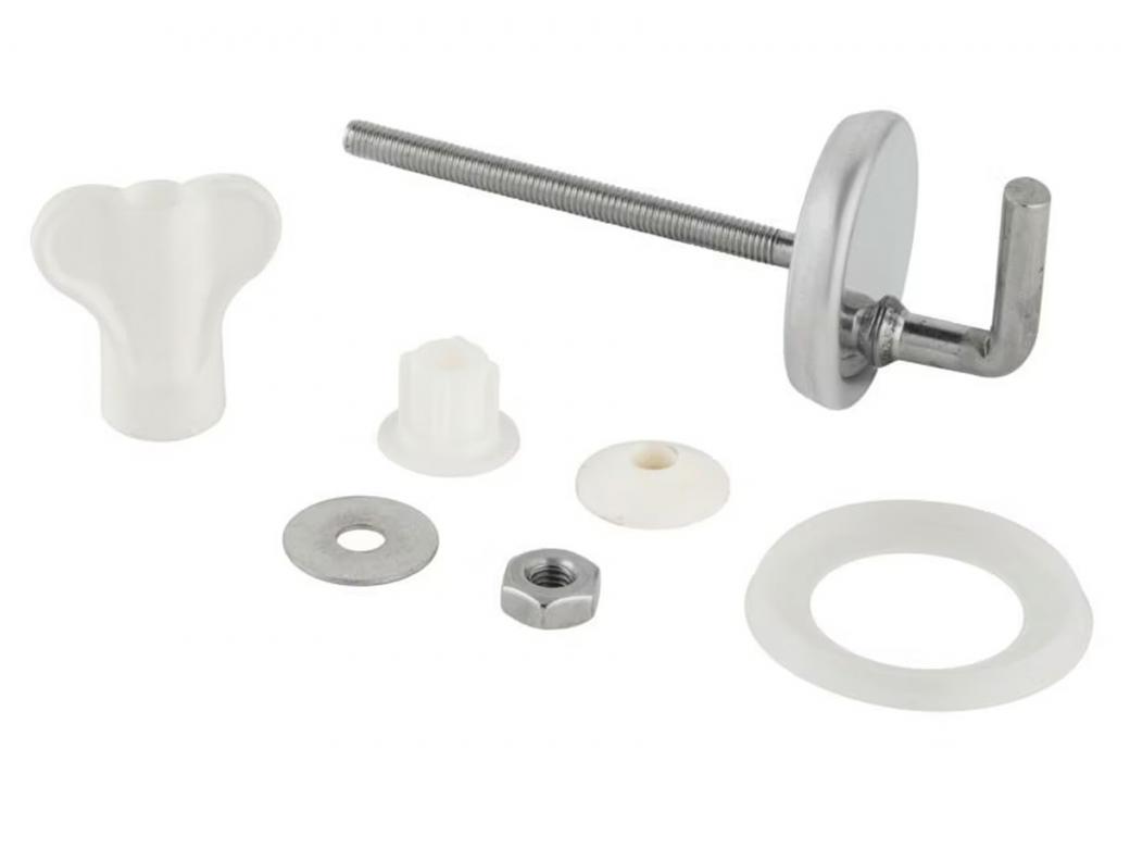 WENKO BEVESTIGINGSMATERIAAL TOILETZITTING RVS