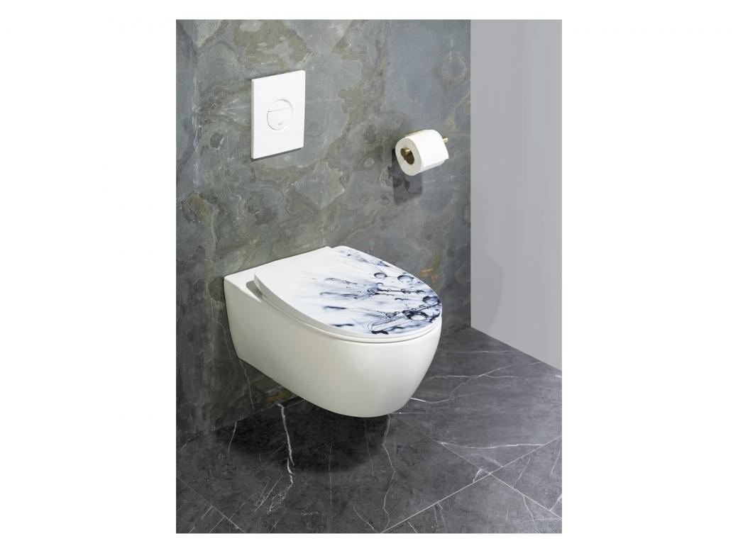 WENKO TOILETZITTING SERENO THERMOPLAST EMBOSSED