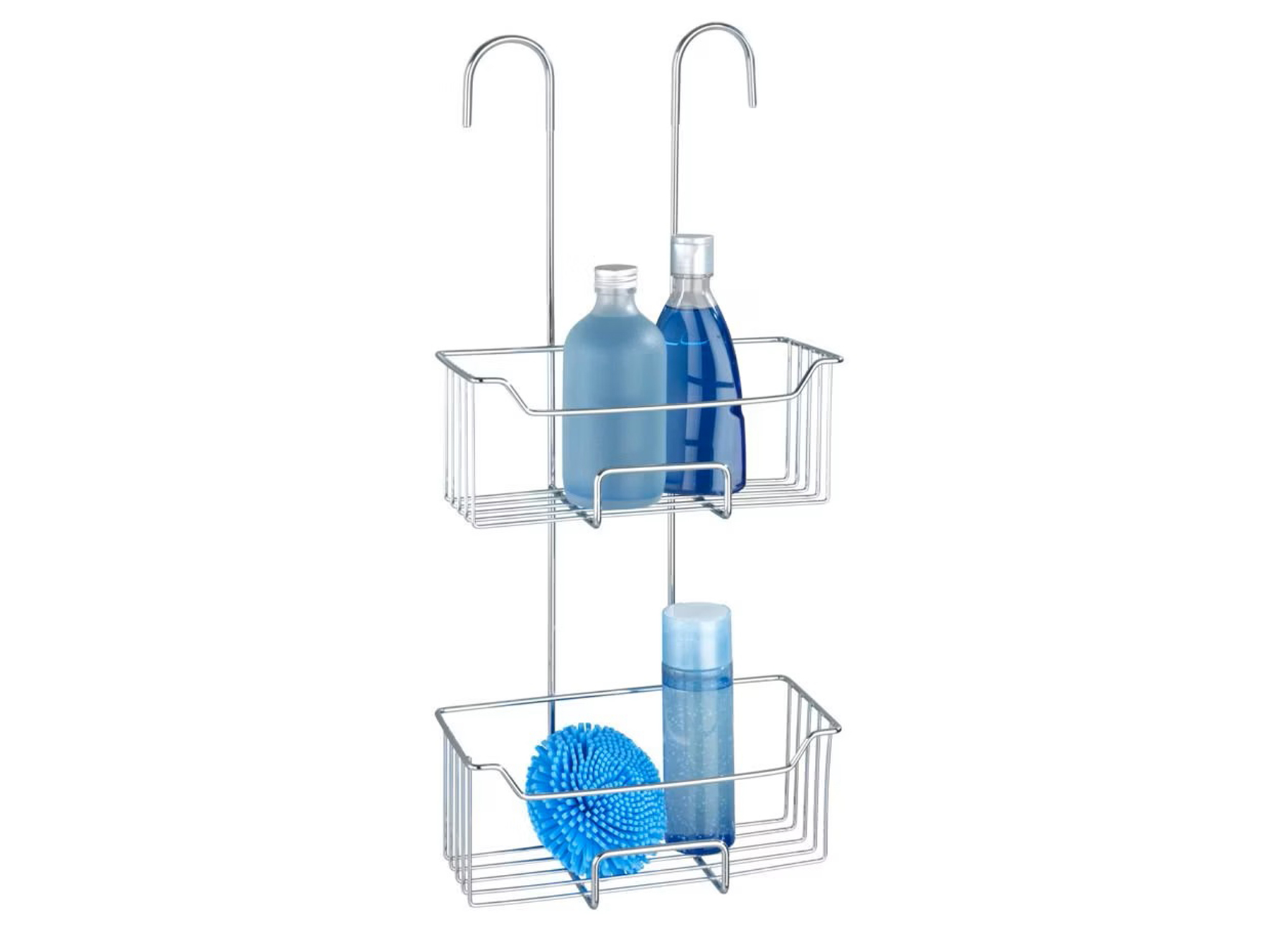 WENKO DOUCHECADDY MILO 2-LAAGS RVS GLANZEND
