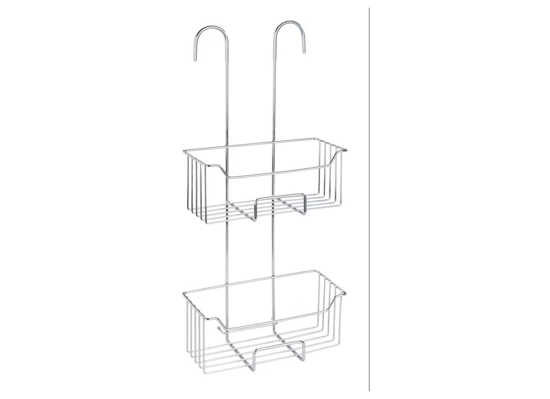 WENKO DOUCHECADDY MILO 2-LAAGS RVS GLANZEND