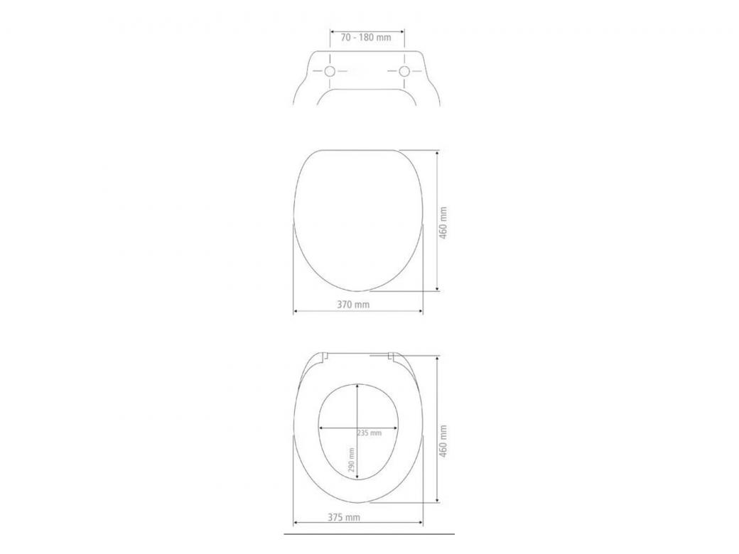 WENKO TOILETZITTING VORNO NEO EASY-CLOSE DUROPLAST GRIJS