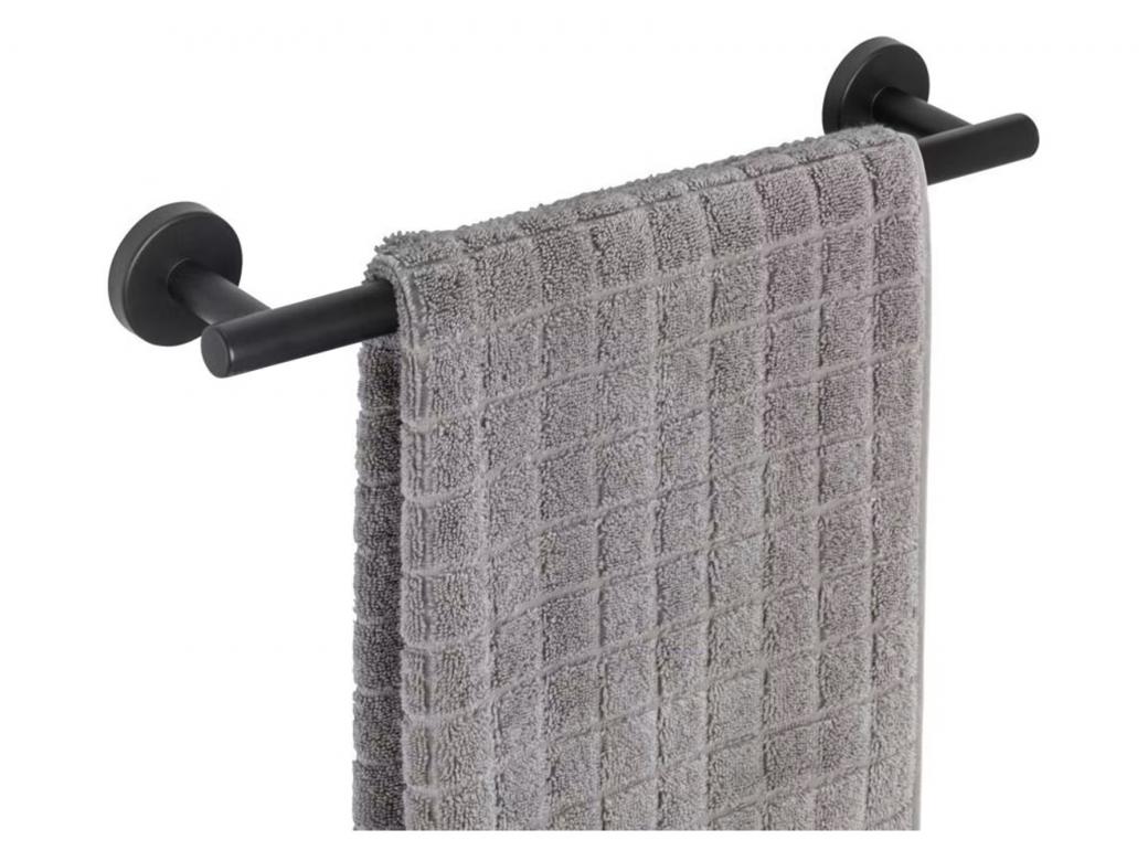 WENKO BOSIO PORTE-SERVIETTE 40CM INOX NOIR MAT