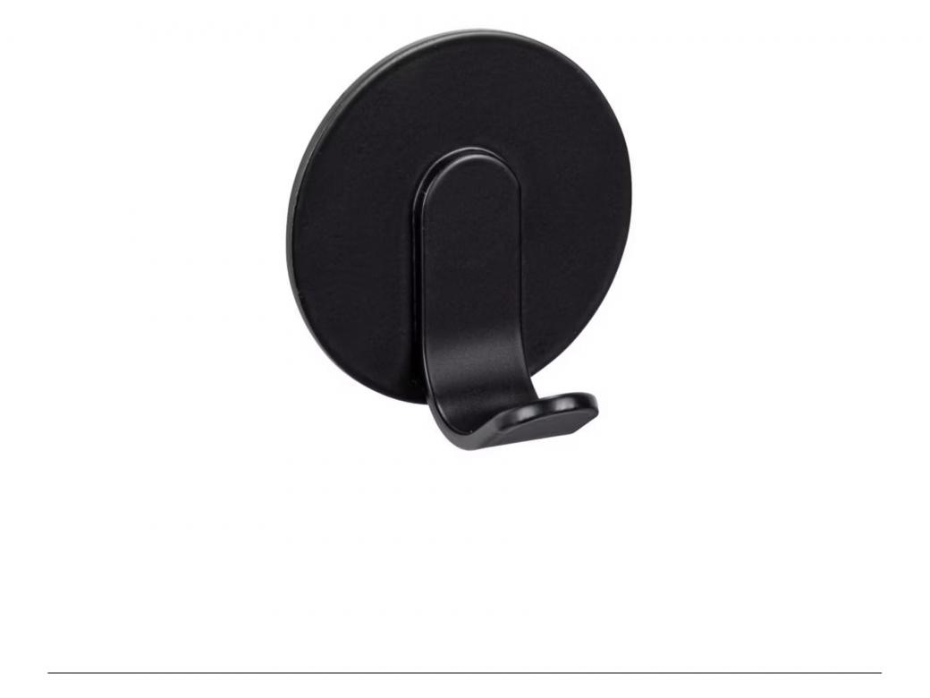 WENKO TURBO-LOC WANDHAAK BIVIO BLACK