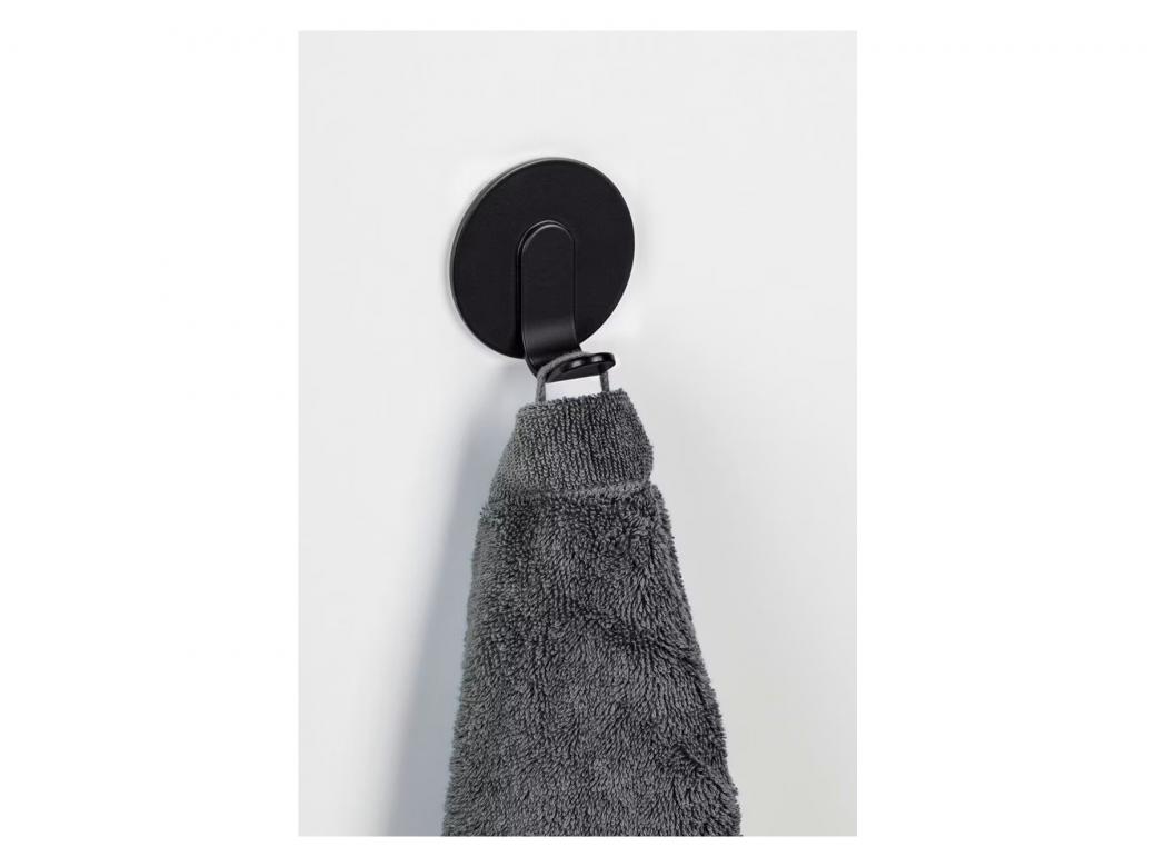 WENKO TURBO-LOC WANDHAAK BIVIO BLACK