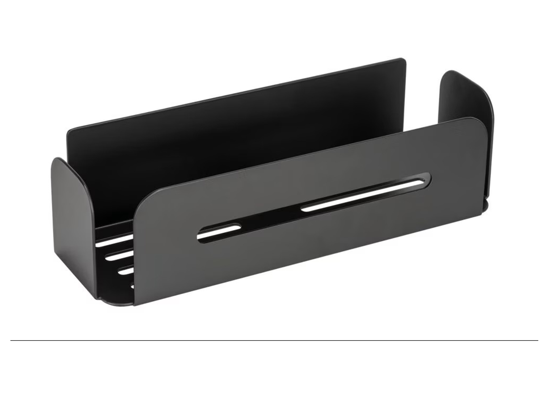 WENKO TURBO-LOC ETAGERE MURALE BIVIO BLACK