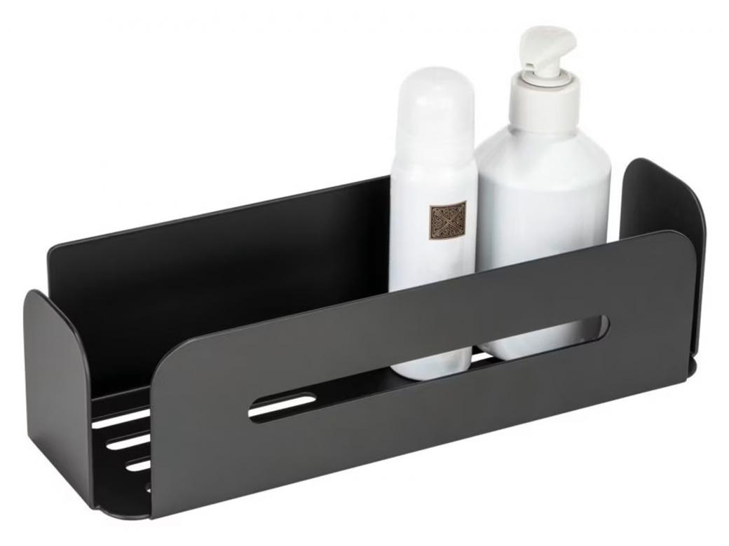 WENKO TURBO-LOC ETAGERE MURALE BIVIO BLACK