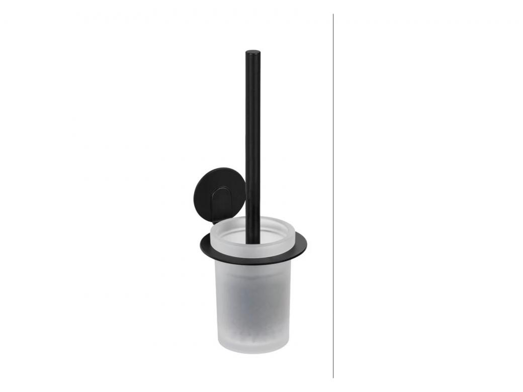 WENKO TURBO-LOC TOILETBORSTELHOUDER BIVIO BLACK