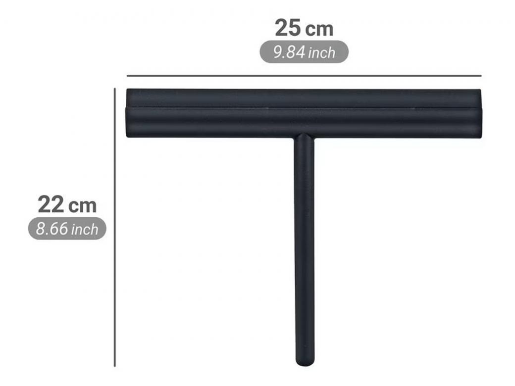 WENKO DOUCHEWISSER SILICONE AGANA ZWART