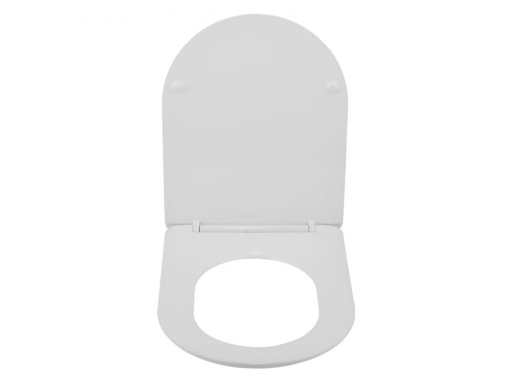 WENKO TOILETZITTING GALATI SLIM LINE DUROPLAST MAT WIT