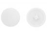 Capuchon de recouvrement pour vis PZ2 Ø12 mm, blanc RAL 9010, 30 pièces