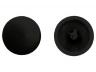 Capuchon de recouvrement pour vis PZ2 Ø12 mm, noir RAL 9005, 30 pièces