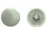 Capuchon de recouvrement pour vis PZ2 Ø12 mm, gris argent RAL 7001, 30 pièces