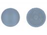 Afdekkap met pin, zilvergrijs RAL 7001, 30 stuks