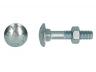 HOUTBOUT 4.8 DIN 603/555 M10X50 VERZINKT - BLISTER 4ST