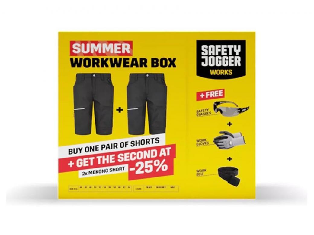 SAFETY JOGGER SHORTS WORKWEAR PROMO BOX