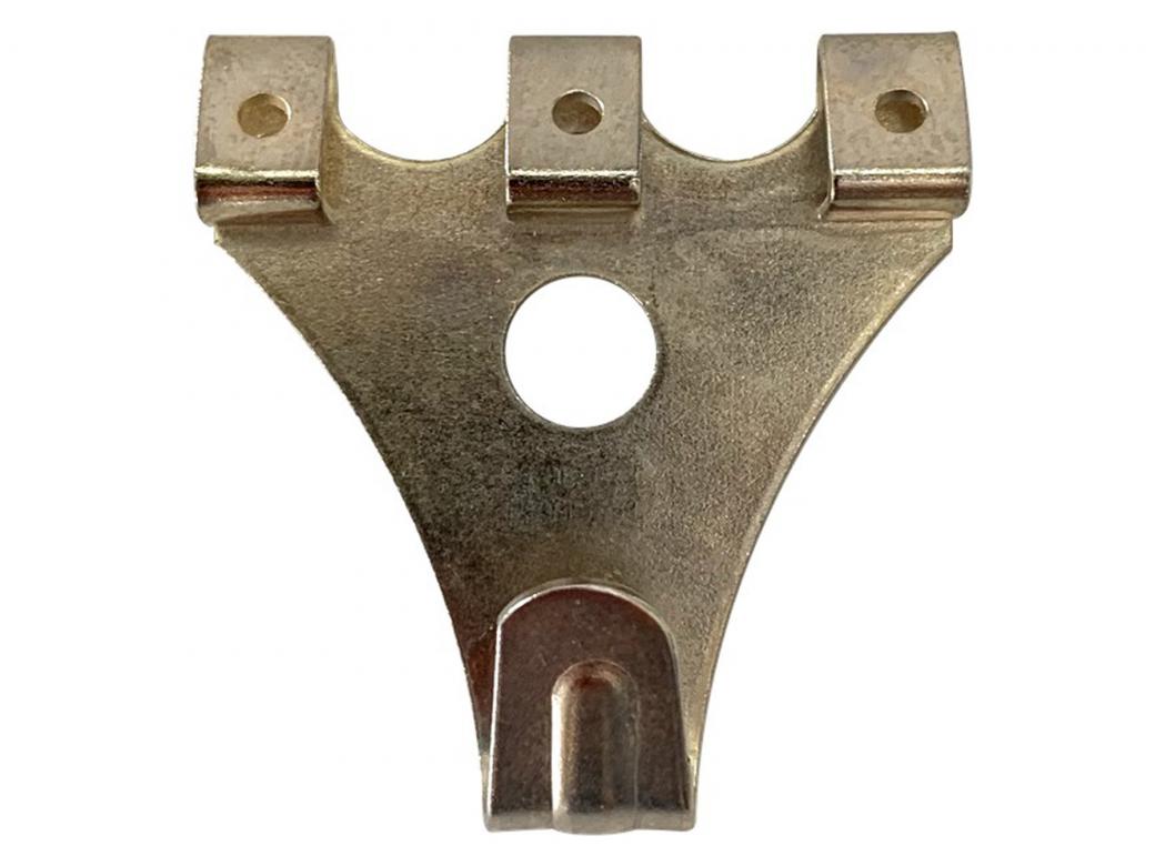 X-WANDHAKEN VOOR KADERS MESSING