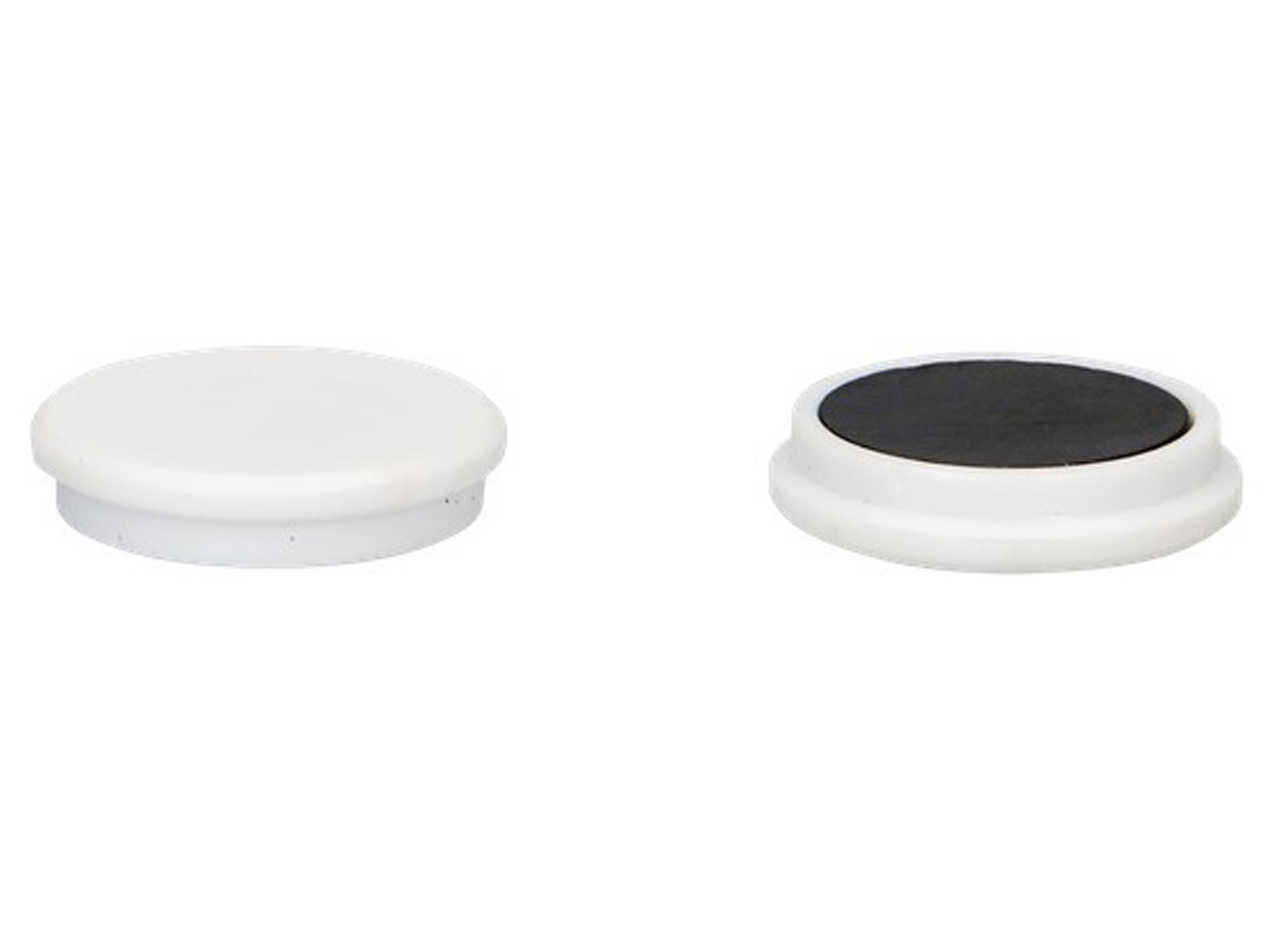 AIMAINTS TABLEAU BLANC Ø30MM BLANC 6 PIECES