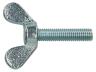 Boulon à oreilles DIN 316 fonte zingué M4 x 20 mm, 6 pièces