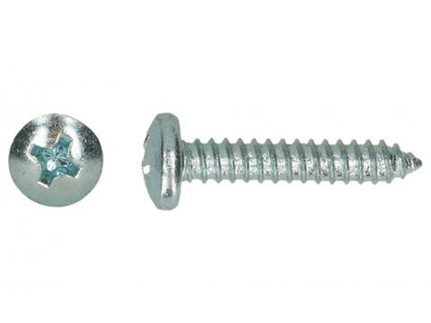 Zelftappende schroef met cilinderkop DIN 7981 verzinkt Ø5,5 x 16 mm, 11 stuks