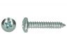 Zelftappende schroef met cilinderkop DIN 7981 verzinkt Ø5,5 x 38 mm, 7 stuks