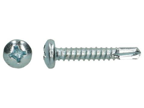 Vis autoperceuse DIN 7504-N tête cylindrique Phillips Ø4,2 x 16 mm, acier zingué, 20 pièces