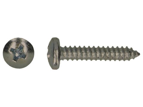 Plaatschroef met bolverzonken kruiskop DIN 7981 Ø4,8 x 25 mm, RVS A2, 6 stuks