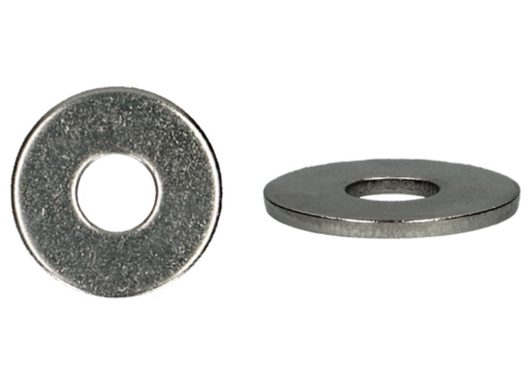 Sluitring DIN 9021 M6, RVS A4, binnendiameter 6,4 mm, buitendiameter 18 mm, dikte 1,6 mm, 12 stuks