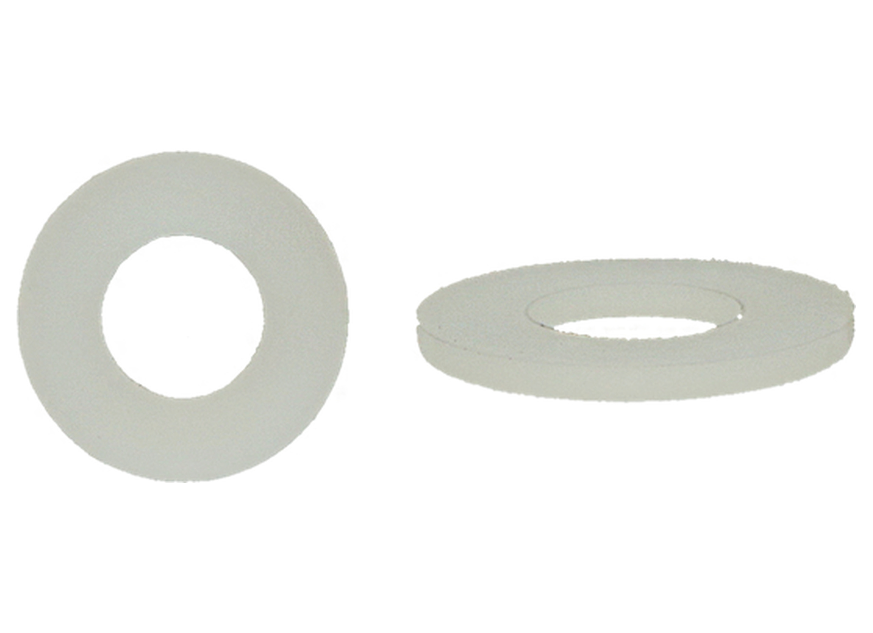 Rondelle plate DIN 125A nylon M8, diamètre intérieur 8,4 mm, blister 10 pièces
