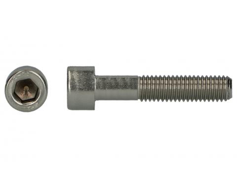 Vis à tête cylindrique à six pans creux ISO 4762 (DIN 912), filetage total, M5 x 30 mm, inox A4, 10 pièces
